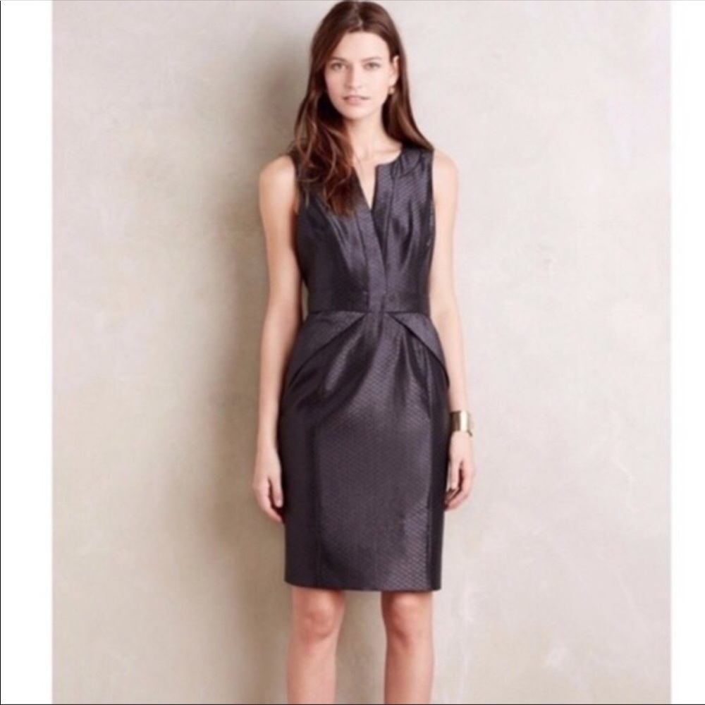 Anthropologie Maeve Black Shimmery Dress
